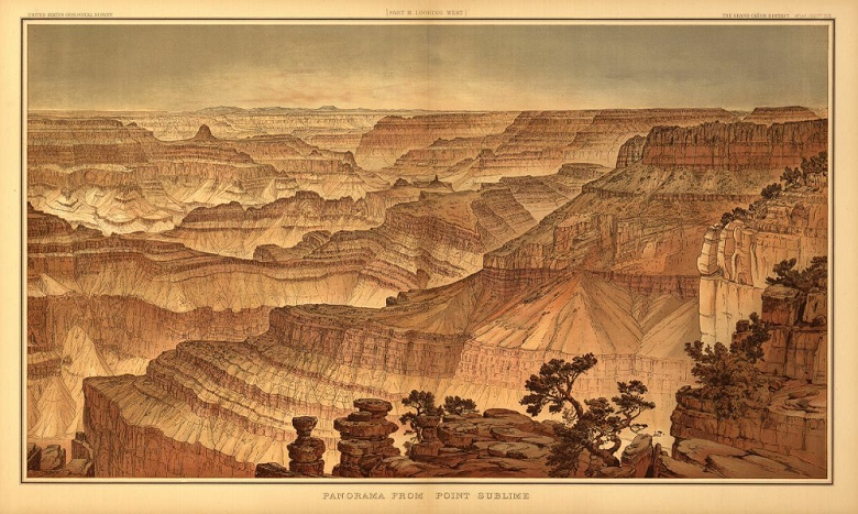  Panorama from Point Sublime. Photo courtesy of the Library of Congress.