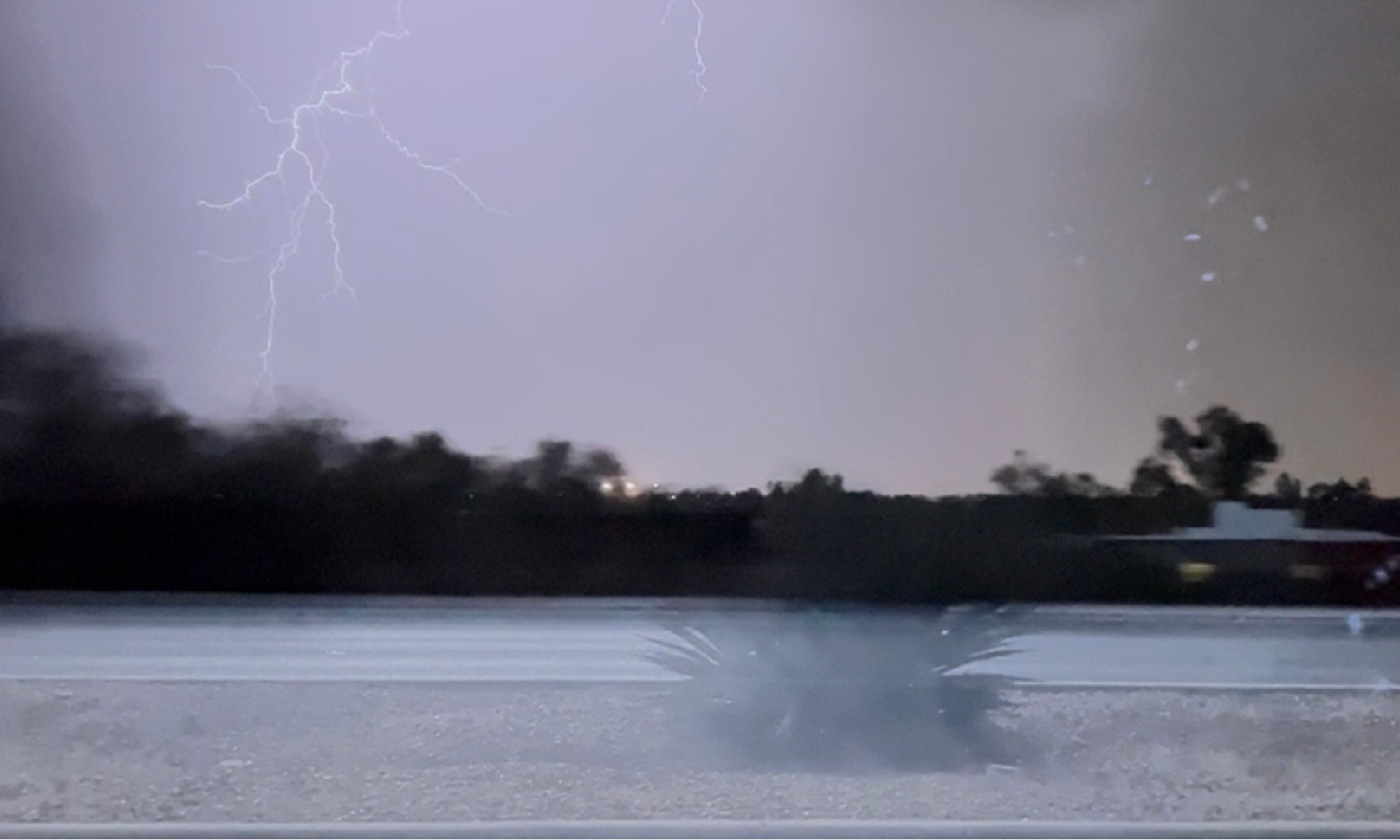 Photos of storm conditions and consequential damage taken by ADWR employees