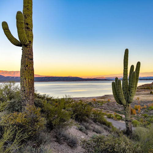 Tonto Basin at dusk
