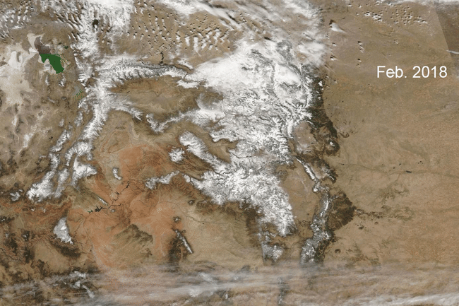 Rockies Snowpack animation