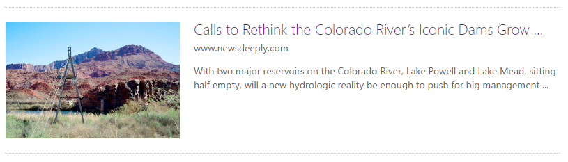 Calls to rethink the Colorado River's Iconic Dams Grow