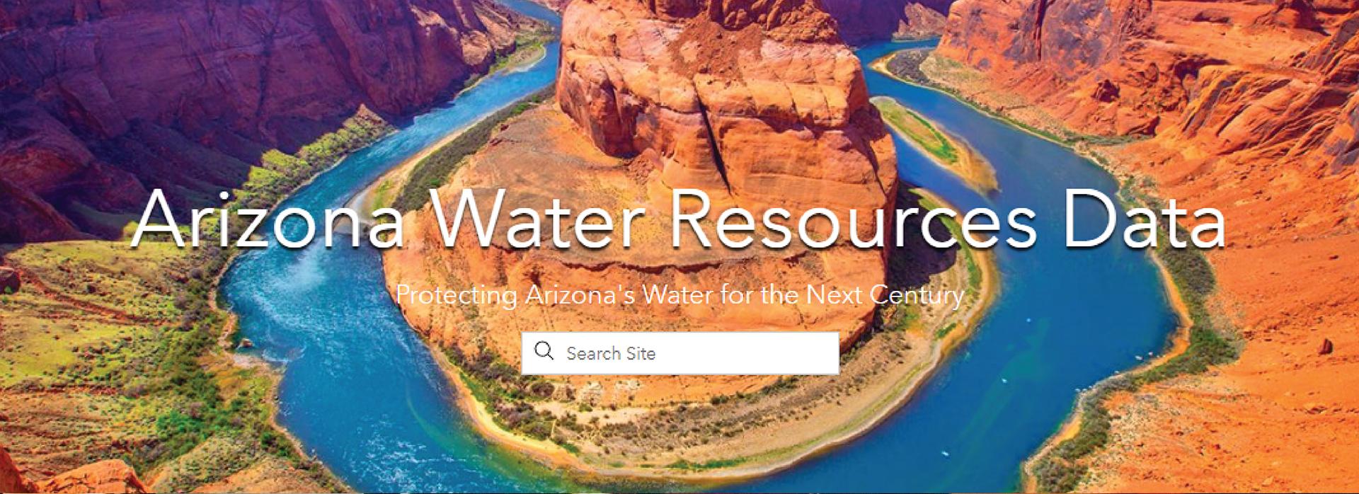Arizona Water resources data banner