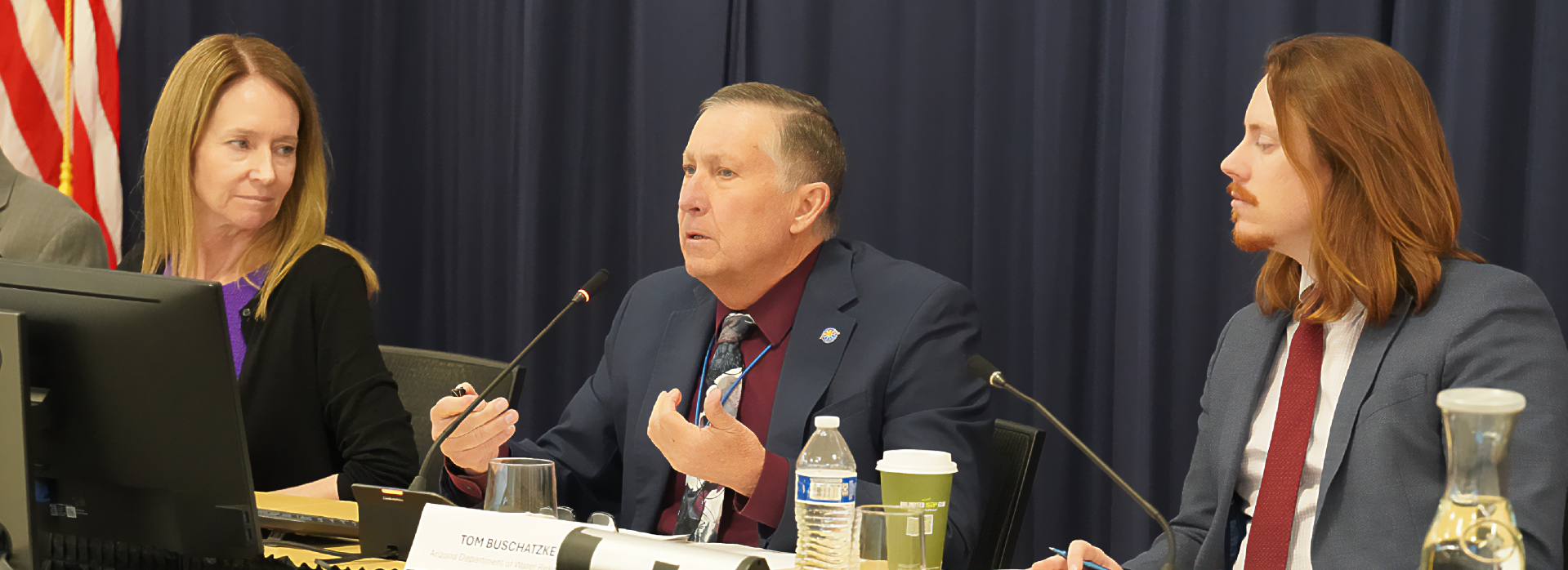 ADWR Director speaking at meeting of a statewide coalition of water leaders