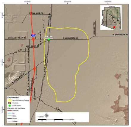 Green Valley Land Subsidence Area