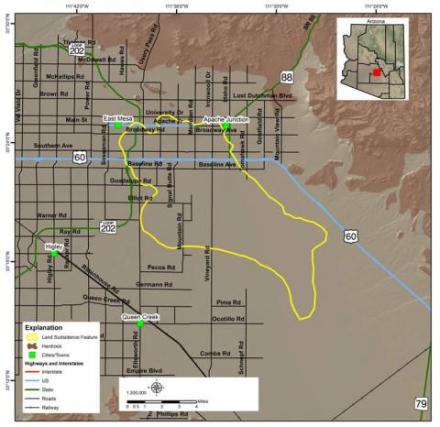 Hawk Rock Land Subsidence Area