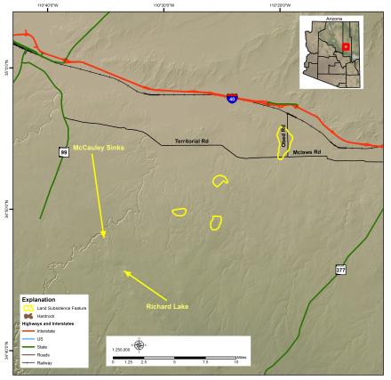 Holbrook Basin Land Subsidence Area