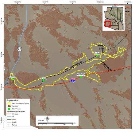 Lower Gila Land Subsidence Area