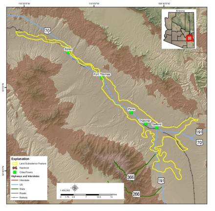 Upper Land Subsidence Area