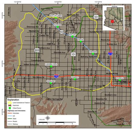 West Valley Land Subsidence Area