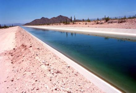 Central Arizona Project canal. 