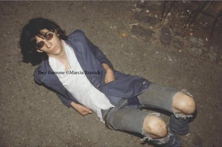 Photo of Joey Ramone by Marcia Resnick: all rights reserved