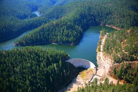C.C. Cragin Reservoir and dam