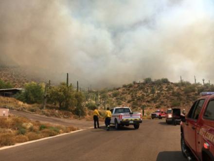 Mountain fire