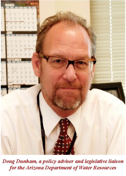 Doug Dunham, a policy adviser and legislative liaison for the Arizona Department of Water Resources