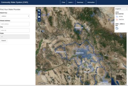 CWS web map