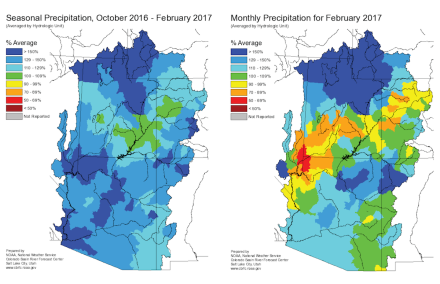 Seasonal Precipitation Map