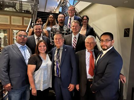 Yavapai-Apache Nation Chairwoman Tanya Lewis and Director Buschatzke and members of the Yavapai-Apache Nation delegation and representatives of Arizona water users