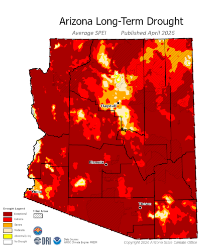 Long term droungh Map June 2026
