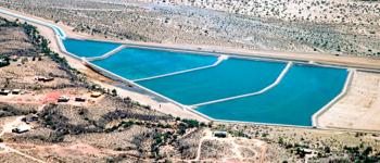 Water storage facility. 
