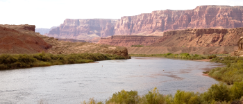 Colorado River flowing through the Grand Canyon