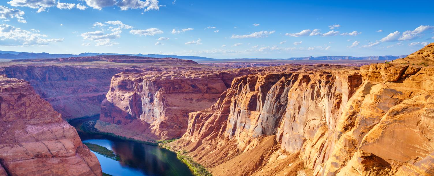 Colorado River cutting though the Grand Canyon